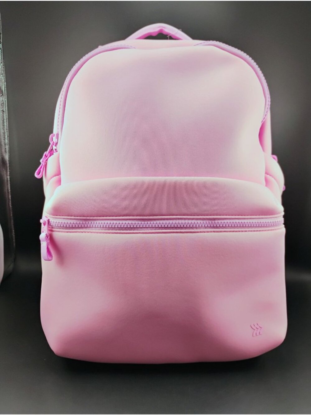All In Motion Pink Backpack Dual Compartments Side Pockets Adjustable Straps New
